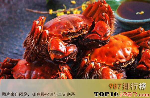 十大人最爱吃的食物之大闸蟹