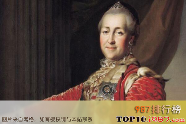 世界十大女性统治者之叶卡捷琳娜二世