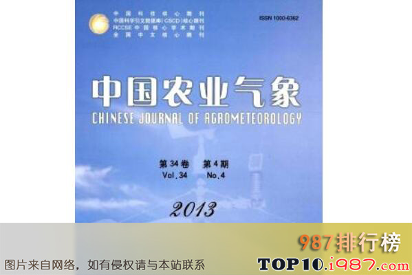 十大农业期刊之中国农业气象