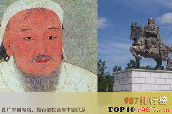 中国史上公认十大帝王之成吉思汗