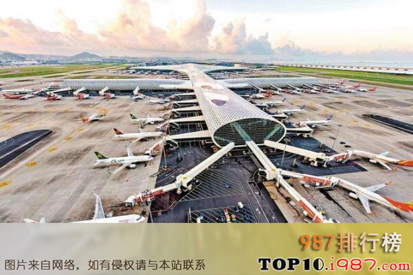 十大客流量最大的机场之宝安国际机场
