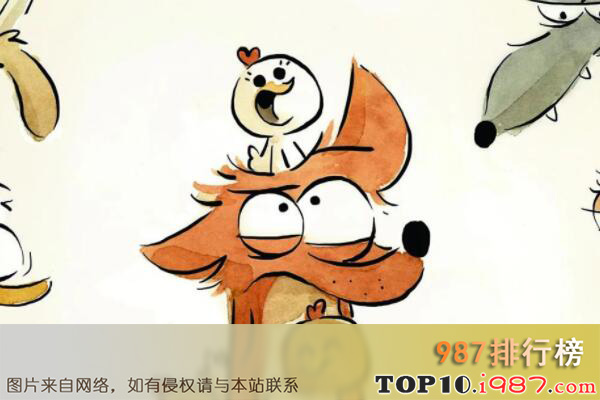 世界十大儿童漫画书排名之坏狐狸