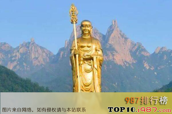 十大世界最高佛像之九华山地藏菩萨露天铜像