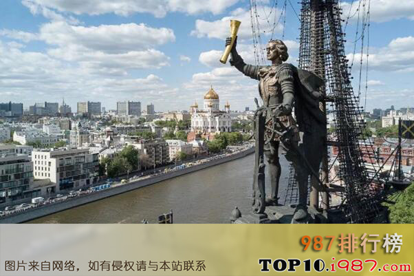 十大俄罗斯最著名的雕塑之彼得一世纪念碑