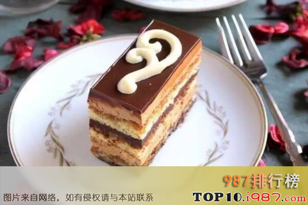 十大世界名品蛋糕之歌剧院蛋糕