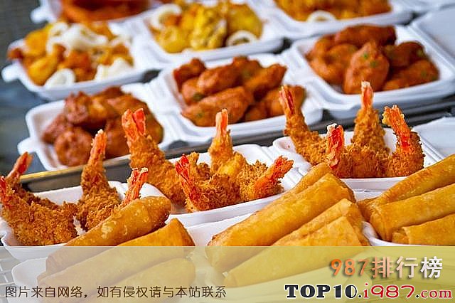 十大致癌食物之油炸食品