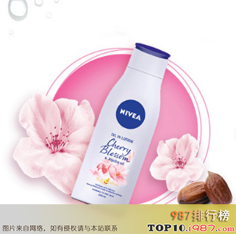 十大好用身体乳之nivea/妮维雅