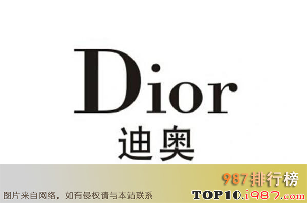 十大世界顶级奢侈品牌之dior迪奥