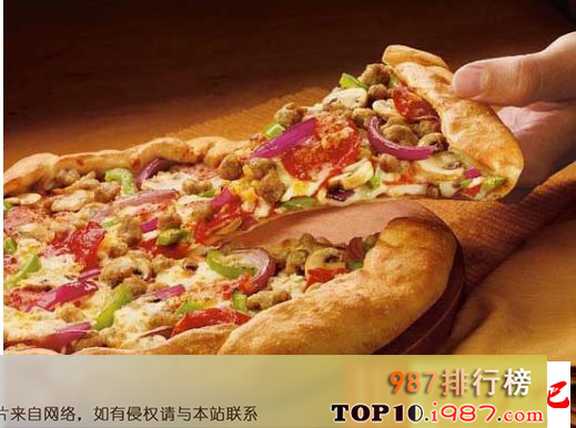 十大世界垃圾食品之披萨