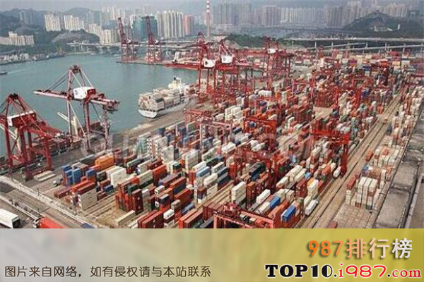 十大世界重要港口之香港港口