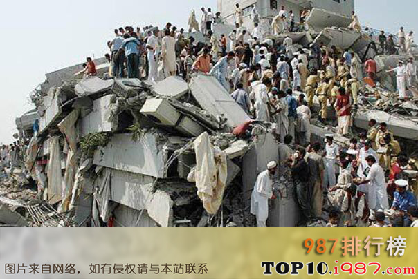 十大世界最大的地震之巴基斯坦地震