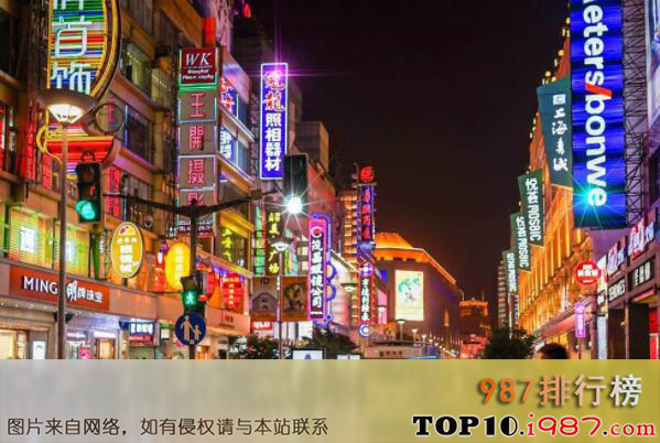 十大上海步行街之南京东路
