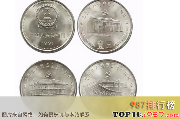 十大升值潜力纪念币之中华人民共和国成立三十五周年