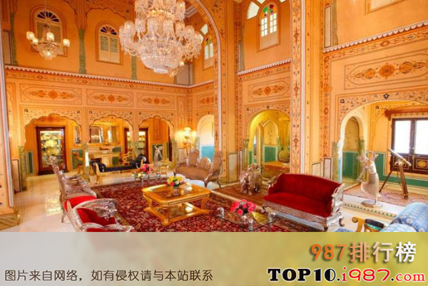 十大世界最贵酒店之拉兹皇宫酒店