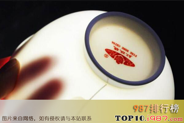 十大陶瓷餐具品牌之红玫瑰骨瓷