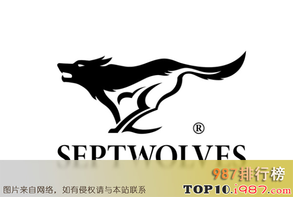 中国服装十大名牌排名之七匹狼