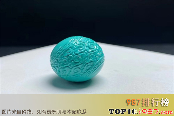 十大最顶级的文玩之高瓷高蓝绿松石