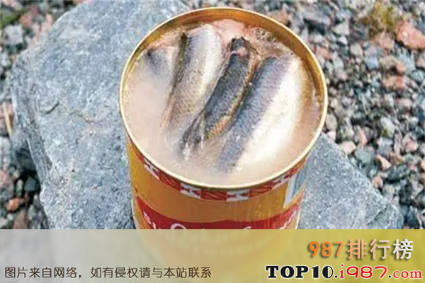 十大世界残忍美食之鲱鱼罐头