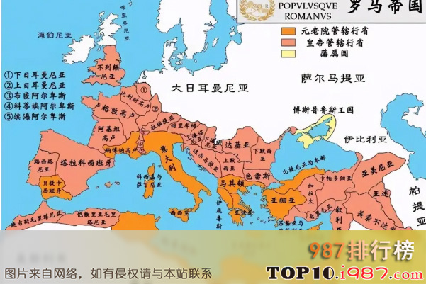 十大历史帝国之罗马帝国