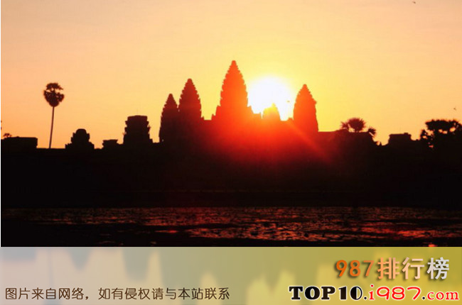 十大世界最美日落之柬埔寨暹粒