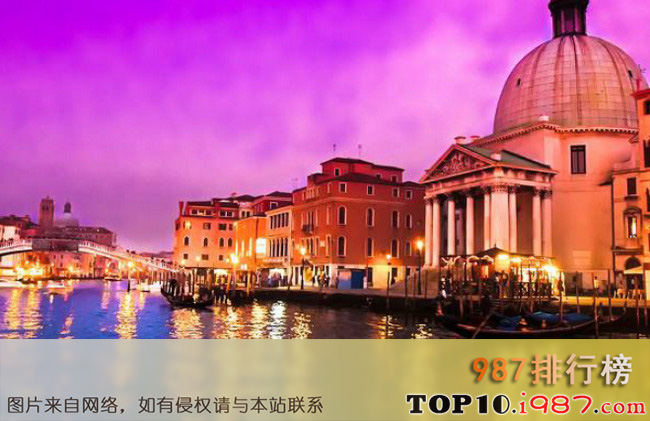 世界十大最美日落排名之威尼斯