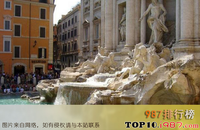 十大罗马必去景点之特雷维喷泉
