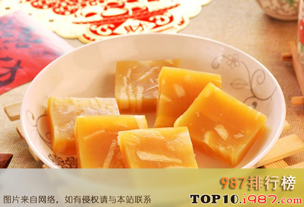 十大全国中式传统美食之马蹄糕