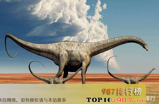 世界上最长的恐龙：地震龙（67米）