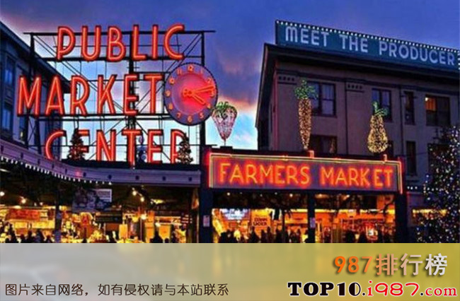 十大西雅图旅游景点之派克市场