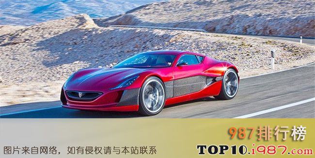 十大最快的电动汽车之rimac concept one