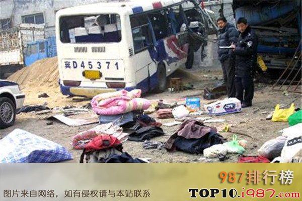 十大最惨的车祸之河北京石高速特大交通事故