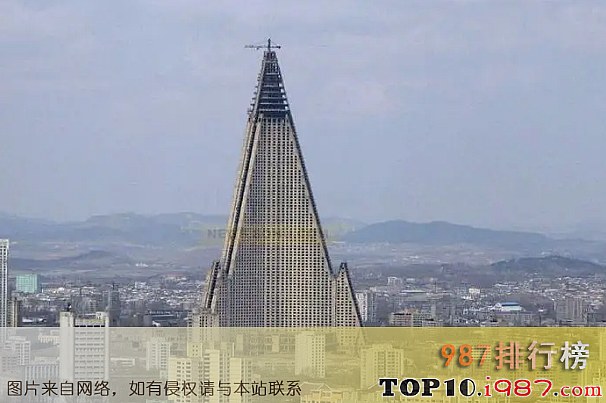 十大世界最丑建筑之 朝鲜烂尾楼柳京饭店