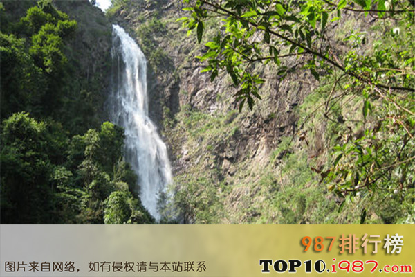 十大永州旅游景点之千家峒大泊水瀑布