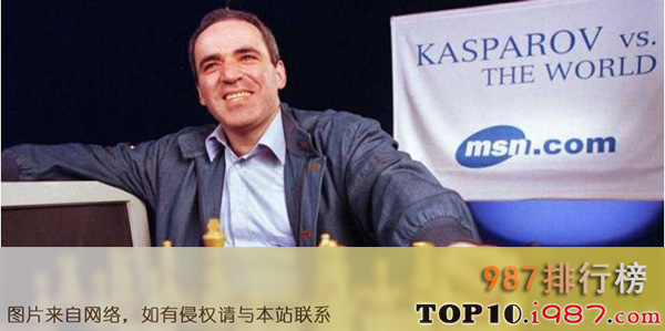 十大世界智商最高的人之加里·卡斯帕罗夫（iq等级：194）