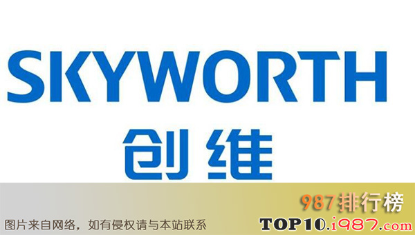 十大国产电视机品牌-国产电视机哪个牌子好之创维/skyworth