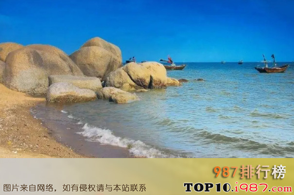 十大旅游海滩胜地之钦州三娘湾