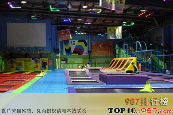 十大哈尔滨游乐场之蓝box蹦床运动公园