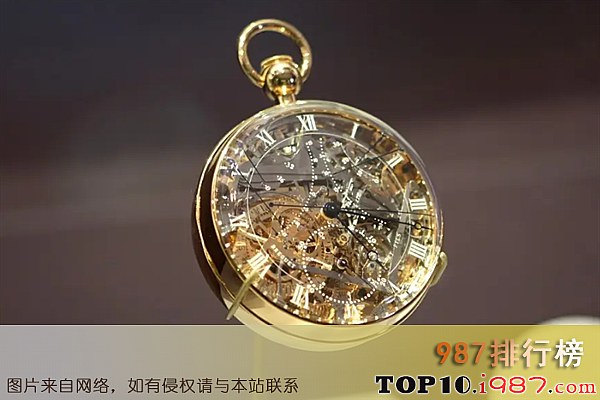 十大世界最贵手表之宝玑Grande Complication Marie-Antoinette