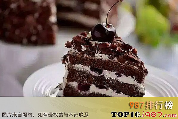 十大著名甜点之黑森林蛋糕