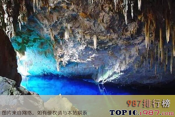 世界十大令人感叹的地质奇观 世界十大令人感叹的地质奇观之蓝湖洞