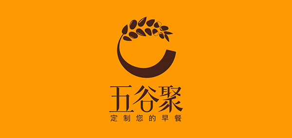 五谷聚食品品牌LOGO图片