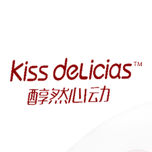 kiss delicias/醇然心动LOGO
