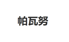 帕瓦努品牌LOGO图片