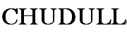 CHUDULL品牌LOGO图片