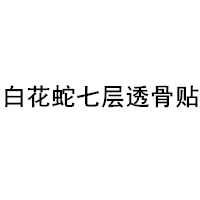 白花蛇七层透骨贴品牌LOGO图片