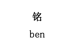 ben/铭LOGO