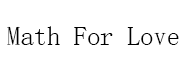 Math For Love品牌LOGO图片
