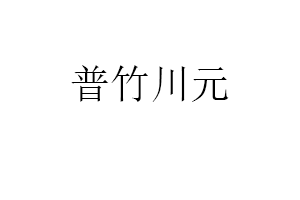 普竹川元品牌LOGO图片