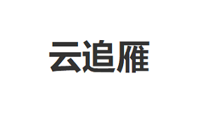 YUNZHUIYAN/云追雁品牌LOGO图片