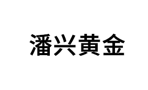 潘兴黄金品牌LOGO图片